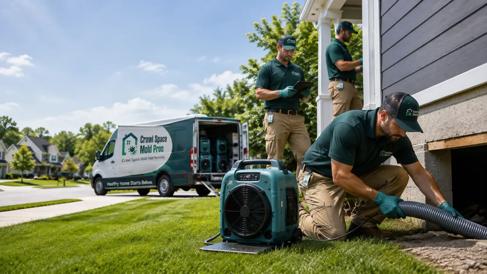 Crawl Space Mold Removal in Gates, OR